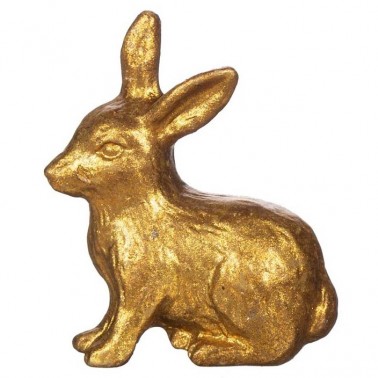 Gold Rabbit drawer knob