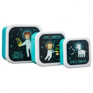 Space Explorer set of 3 lunch boxes