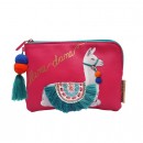 Candy Pop Llama Drama wallet/cosmetic bag