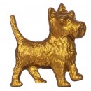 Gold Terrier drawer knob