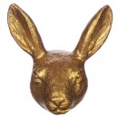 Gold Rabbit Head baldų rankenėlė